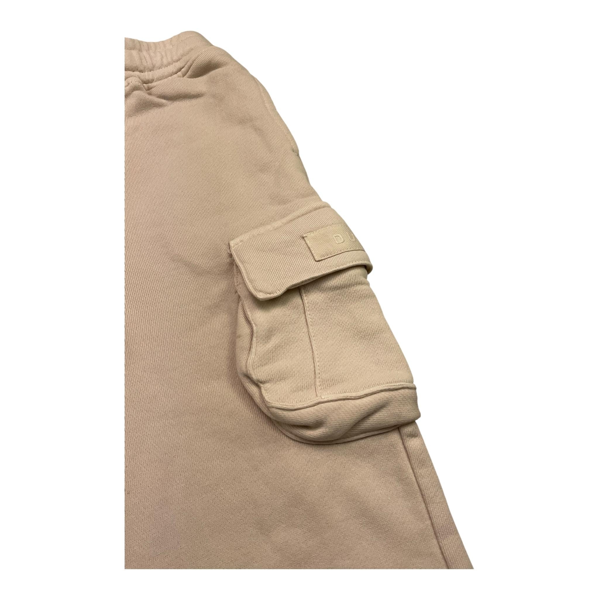 DUSTY COLOR pantalone tinta unita con tasconi Beige per Bambino DJJF4030SP BEIGE DUSTY COLOR 