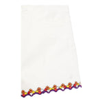 Emilio Pucci Short Tinta Unita con Profili In Contrasto per Bambina PW6A69 BIANCO EMILIO PUCCI 