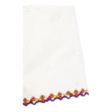 Emilio Pucci Short Tinta Unita con Profili In Contrasto per Bambina PW6A69 BIANCO EMILIO PUCCI 