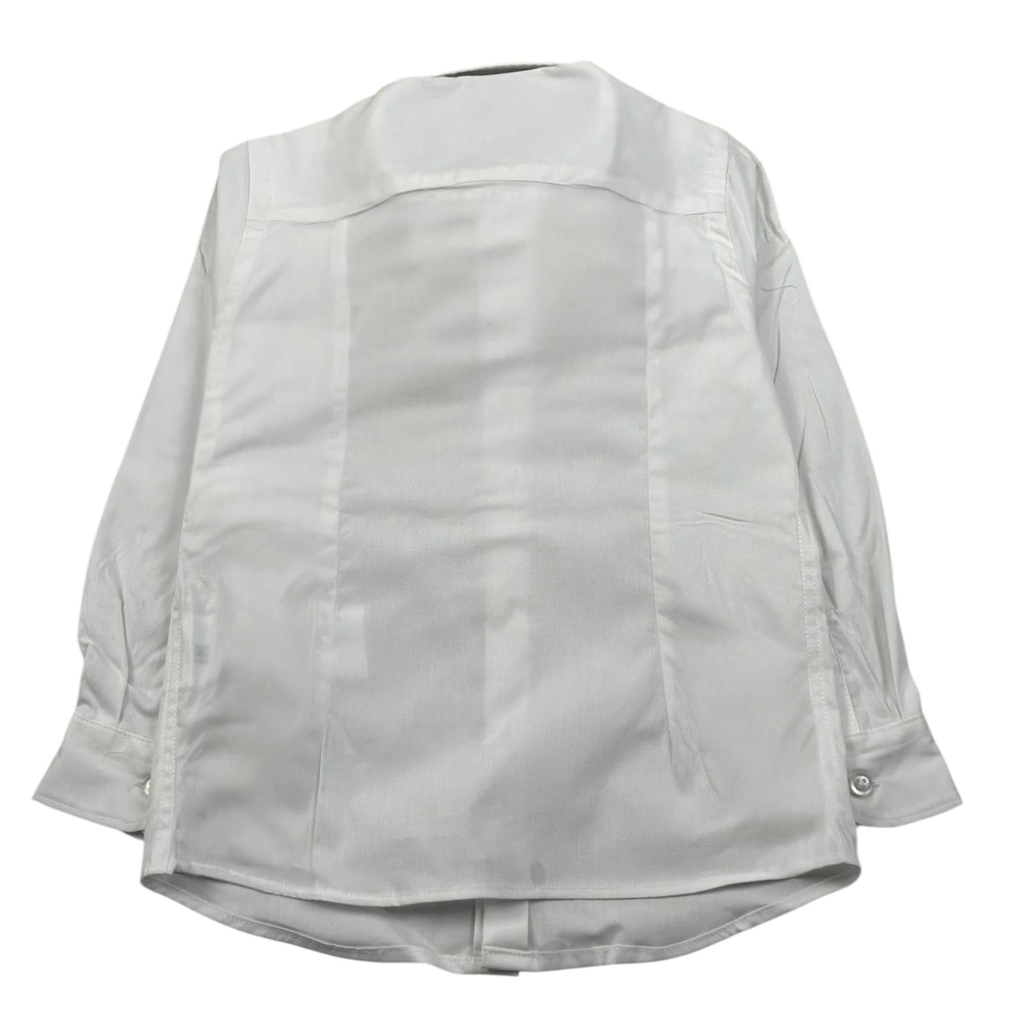 Manuel Ritz Camicia Manica Lunga tinta unita Bianco per Bambino MR2428 BIANCO MANUEL RITZ 