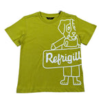 Refrigiwear T-Shirt Girocollo Tinta Unita con Stampa per Bambino 433TRMBS25 VERDE REFRIGIWEAR 