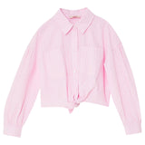 Liu Jo Camicia Manica Lunga Tinta Unita per Bambina GA3153 ROSA LIU JO 
