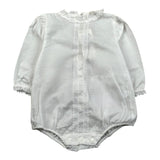 Wedoble Body Camicia Manica Lunga Tinta Unita per Neonata V230196A BIANCO WEDOBLE 