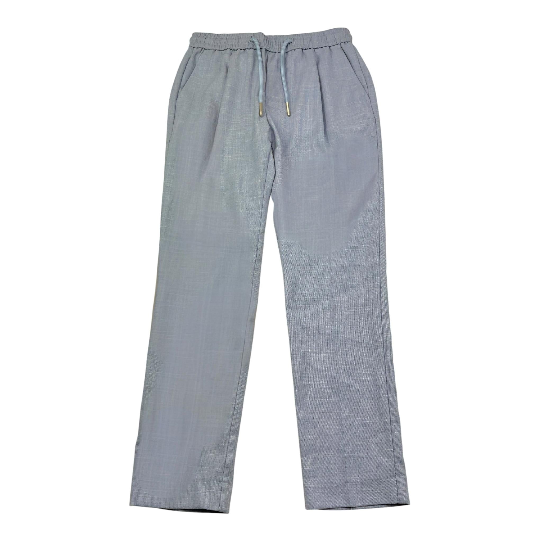 Antony Morato Pantalone Tinta Unita con Elastico In Vita per Bambino MKTR00215 AZZURRO ANTONY MORATO 