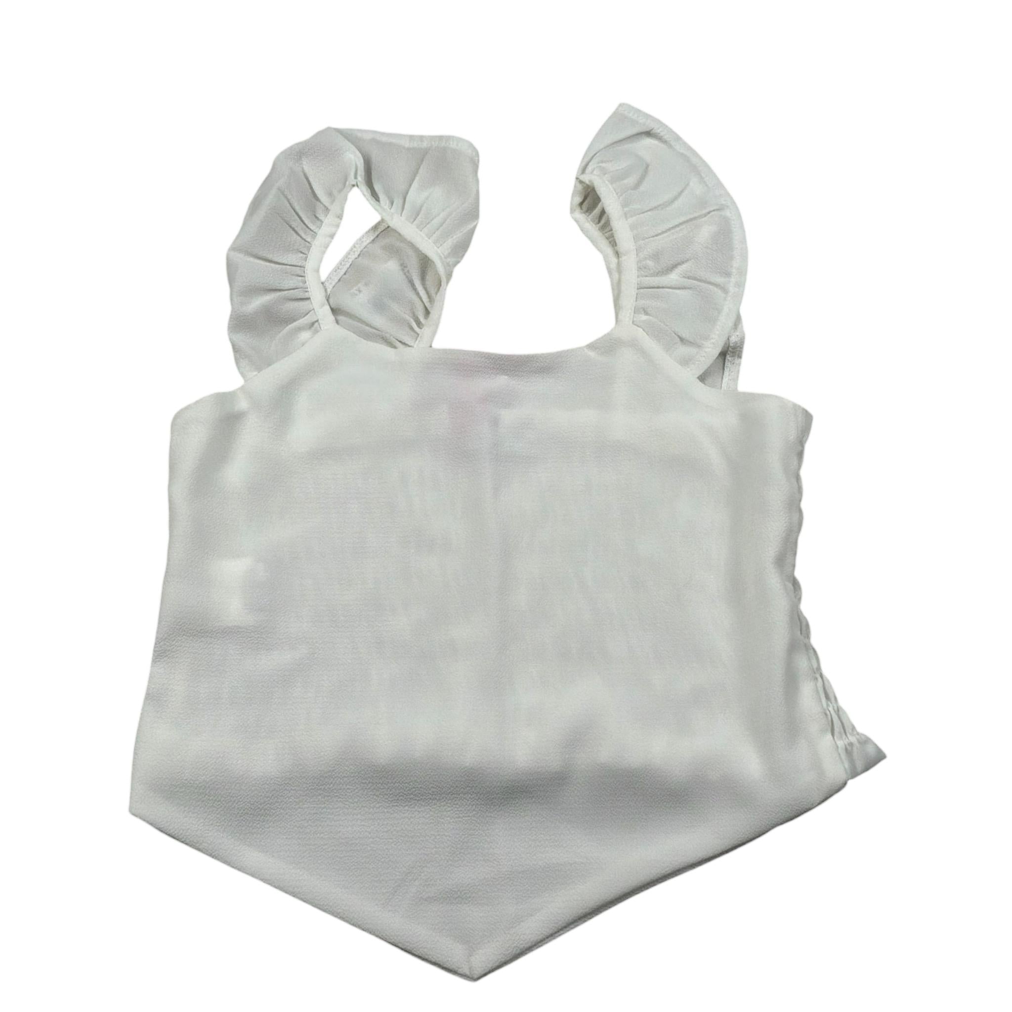 Funky Top Giromanica tinta unita Bianco per Bambina 125522104 BIANCO FUNKY 