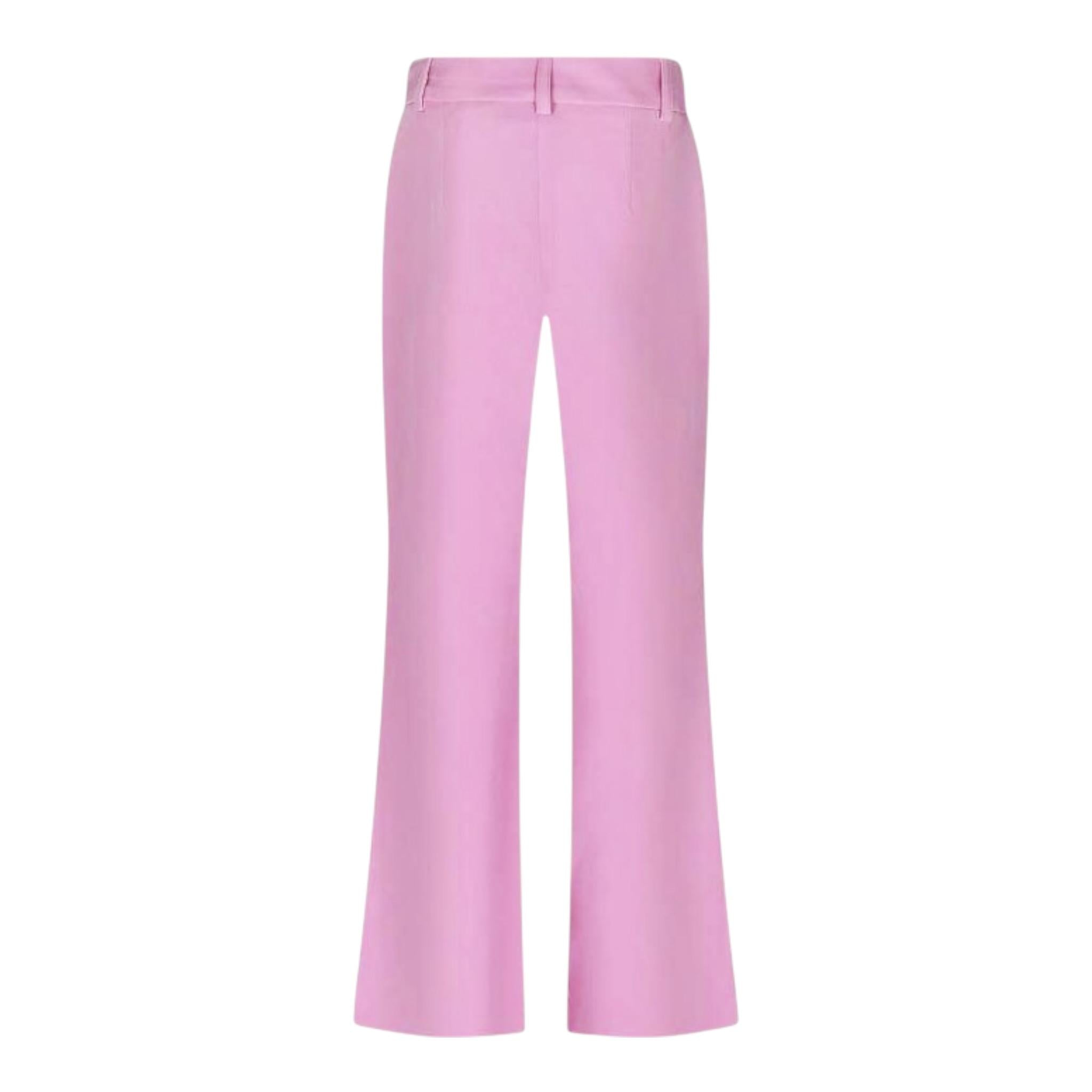 Fun & Fun Pantalone Tinta Unita Modello A Zampa per Bambina FNCJPT01018X GLICINE FUN & FUN 