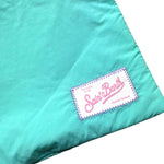 Saint Barth Pochette Tinta Unita con Stampa per Bambina PAREASY VERDE ACQUA SAINT BARTH 