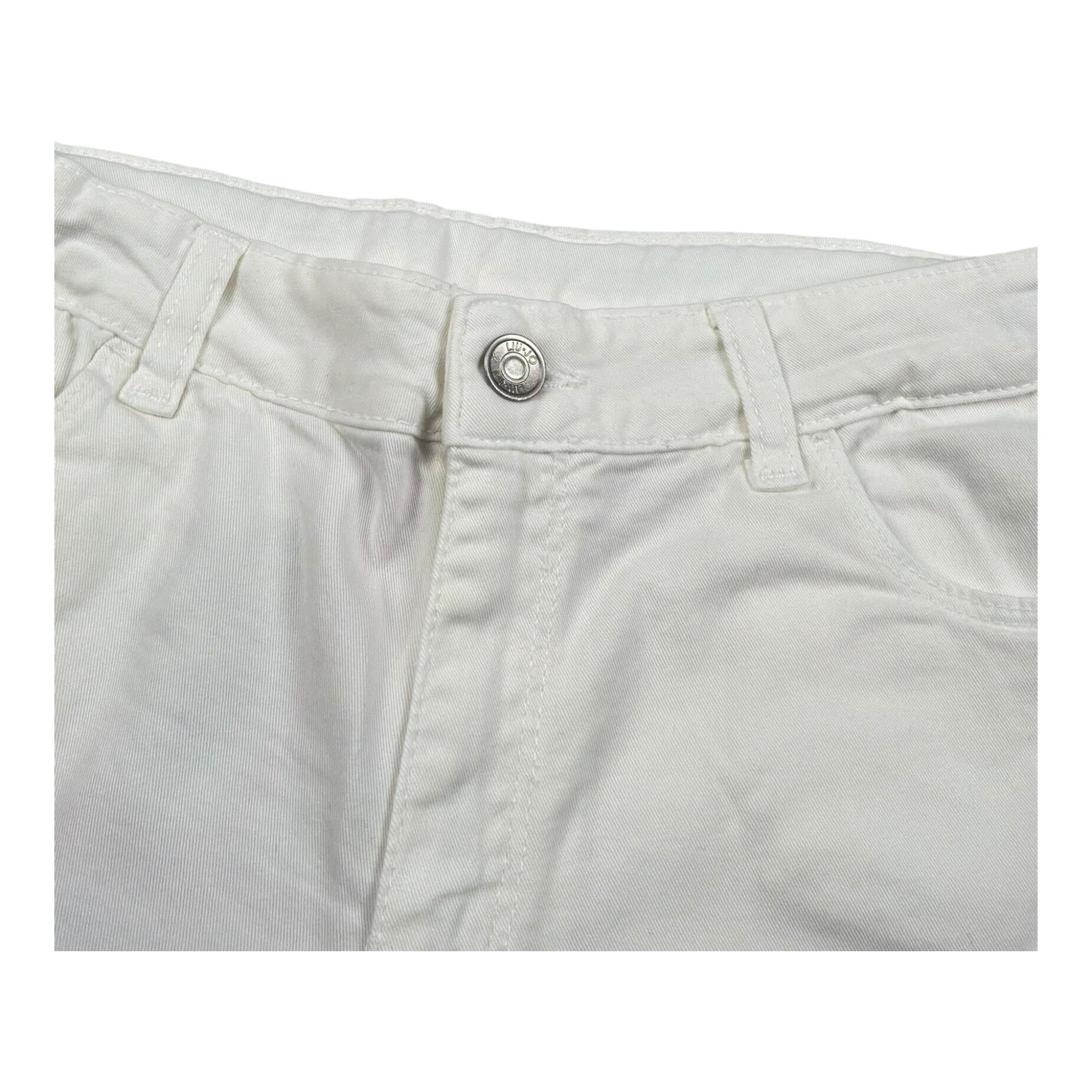 Liu Jo Short Tinta Unita con Girovita Regolabile per Bambina GA5093X PANNA LIU JO 