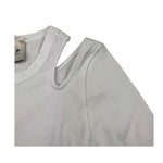 LES COYOTES DE PARIS shirt tinta unita con scollo alla spalla Bianco per Bambina 12220129 BIANCO LES COYOTES DE PARIS 