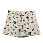 Saint Barth Short Tinta Unita con Stampe  per Bambina CANCUNJR BEIGE SAINT BARTH 