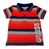 Guess Polo Mez Manica Tricolore per Neonato N1GP05K9MZ0 MULTICOLOR GUESS 