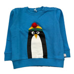 STELLA McCARTNEY felpa chiusa girocollo tinta unita con stampe in contrasto Azzurro per Neonato TT4610 AZZURRO STELLA McCARTNEY 