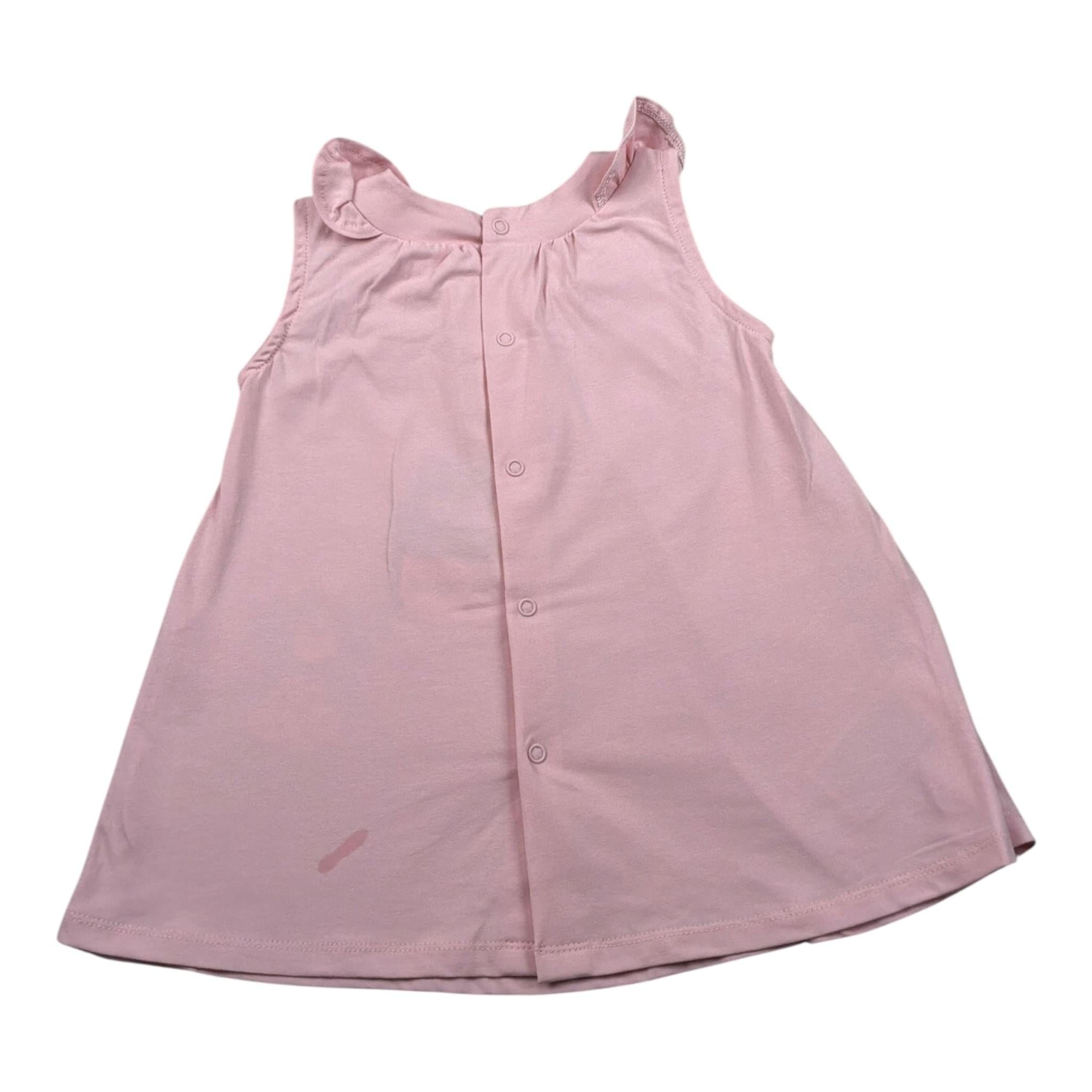 Mayoral Abito Giromanica tinta unita con Stampa Rosa per Neonata 1851 ROSA MAYORAL 