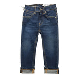 Dondup Jeans Tinta Unita 5 Tasche per Neonato DMPA023 BLU DONDUP 