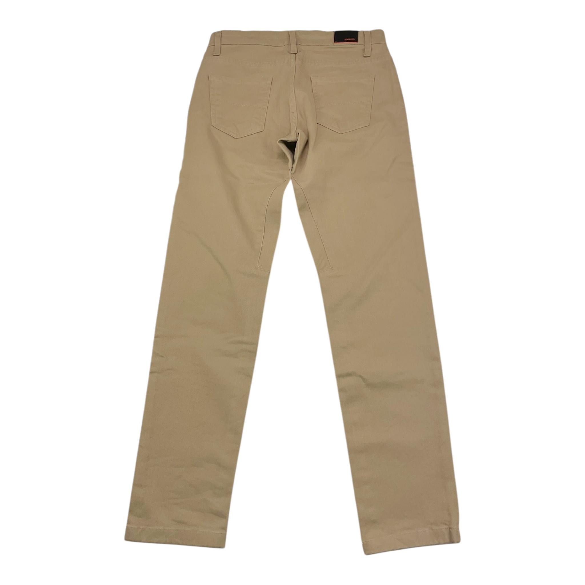 SIVIGLIA pantalone tinta unita con bottone Beige per Bambino SVJPT00528 BEIGE SIVIGLIA 