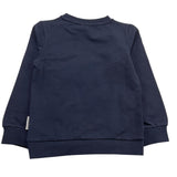 Bikkembergs Felpa Chiusa Girocollo Tinta Unita con Logo per Neonato BK1765N BLU BiKKEMBERGS 