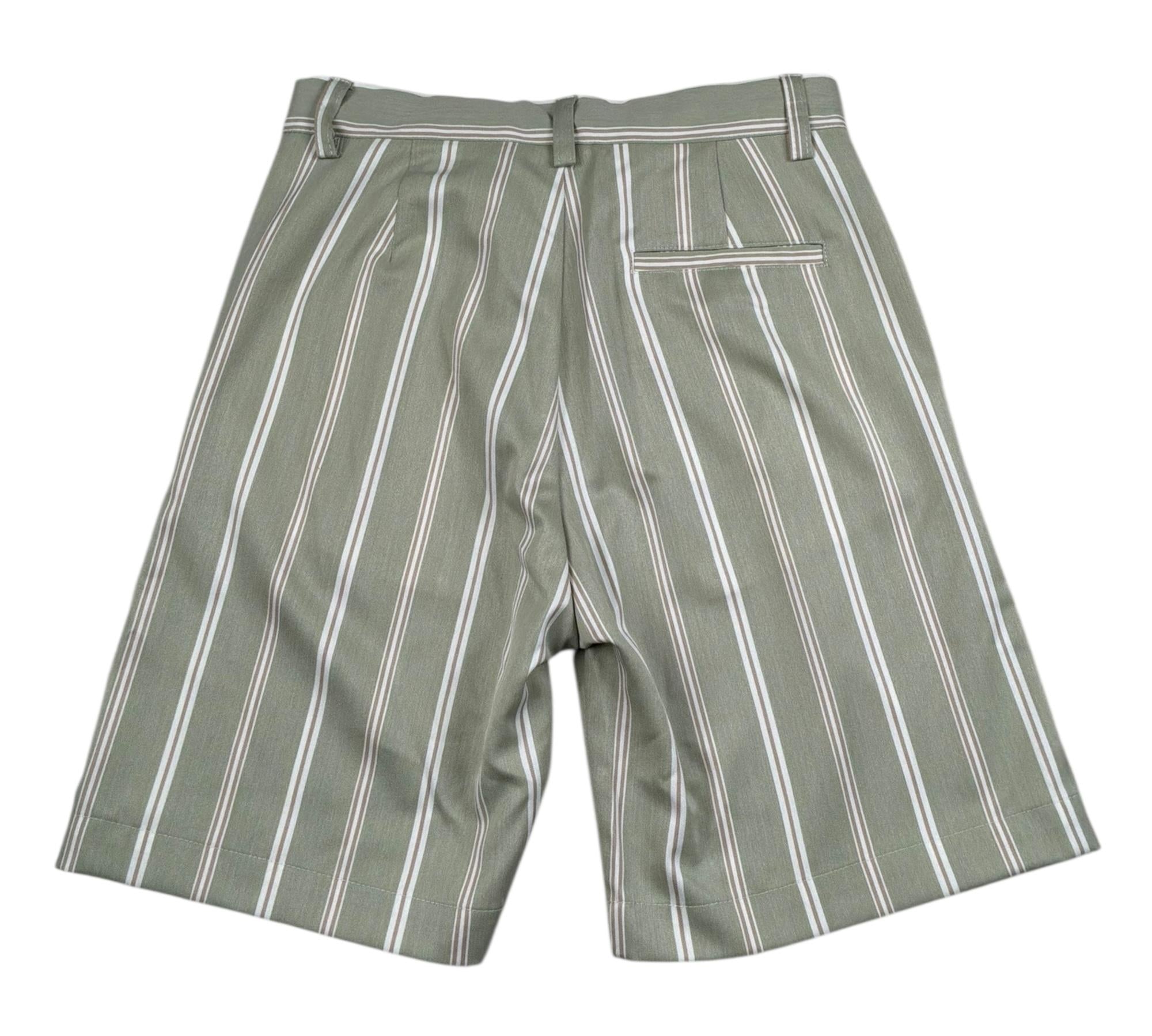 Paolo Pecora Bermuda Tinta Unita con Girovita Regolabile per Bambino PP4236 VERDE PAOLO PECORA 