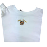 Moschino Completo 2 Pezzi T-Shirt-Gonna per Bambina HDG01R BAINCO/ROSA MOSCHINO 