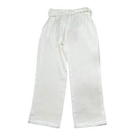 Liu Jo Pantalone Tinta Unita con Elastico In Vita per Bambina GA4236 BIANCO LIU JO 