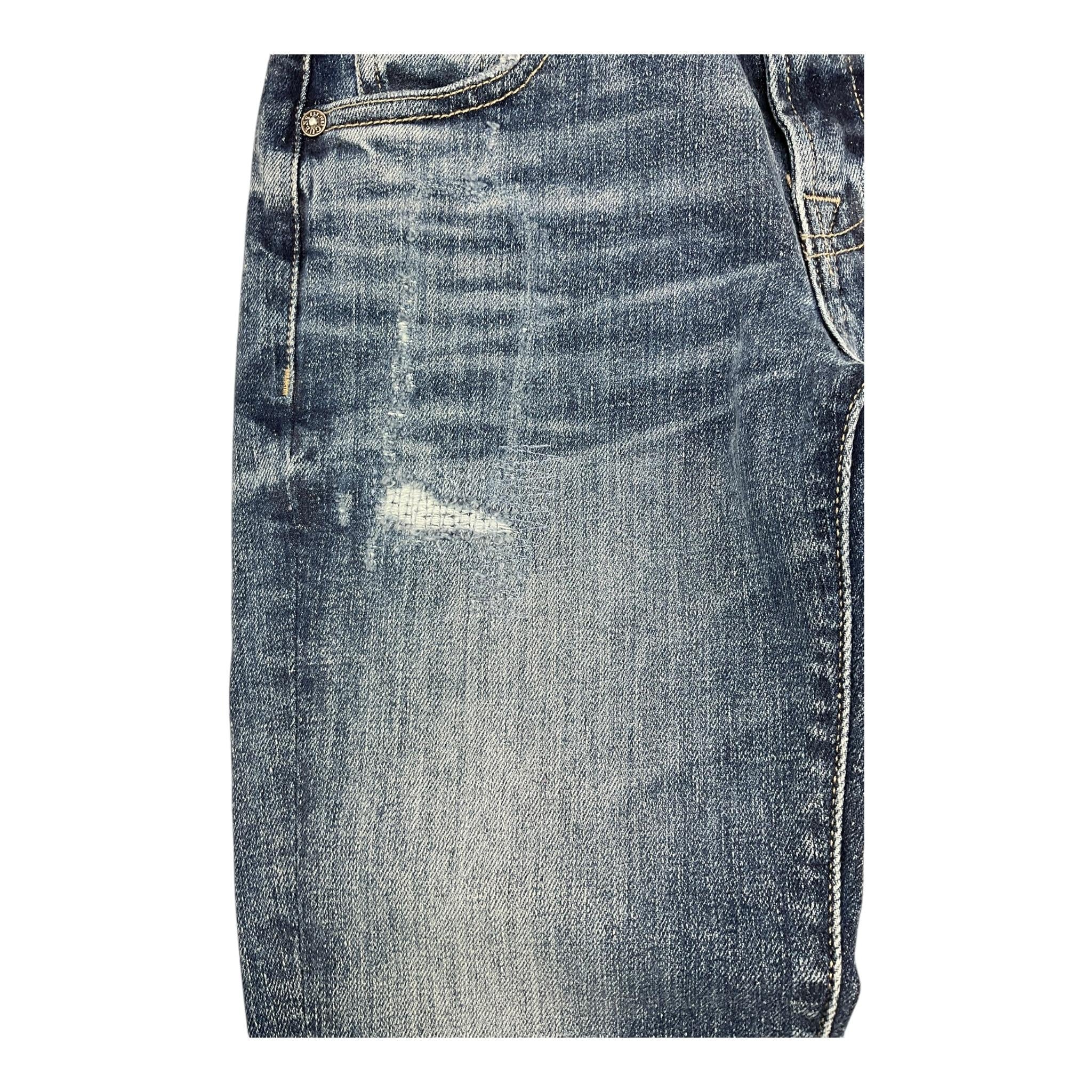 GUESS jeans tinta unita con girovita regolabile Blu per Bambino L2RA05D4EX0 BLU GUESS 
