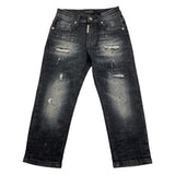 DO NOT CONFORM jeans tinta unita cn strappi Nero per Bambino CR04J NERO DO NOT CONFORM 