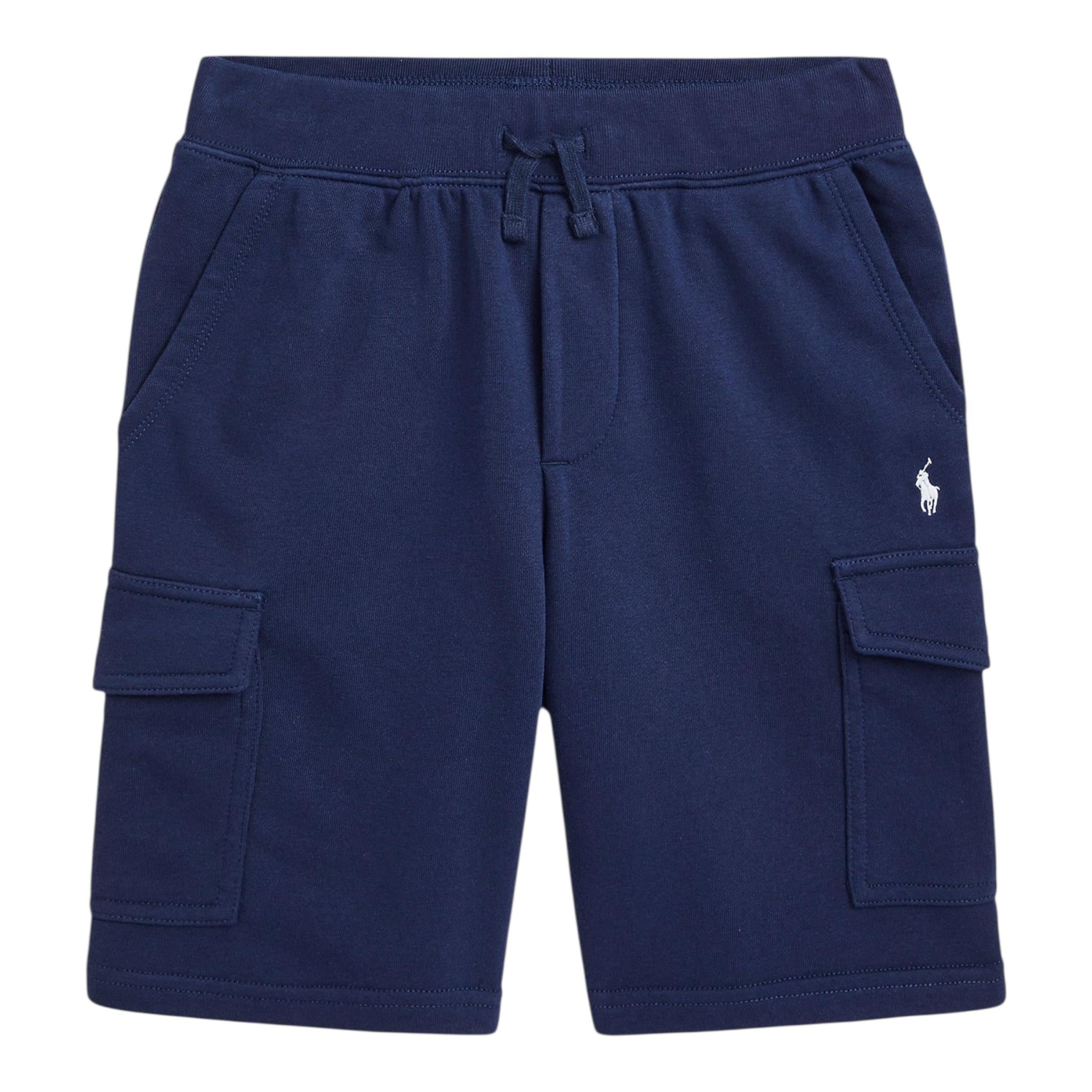 Ralph Lauren Bermuda Tuta Tinta Unita con Logo per Neonato 322958158002N BLU RALPH LAUREN 