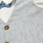 Barcellino Completo 2 Pezzi T-Shirt-Bermuda per Neonato 9367 BIANCO/AZZURRO BARCELLINO 