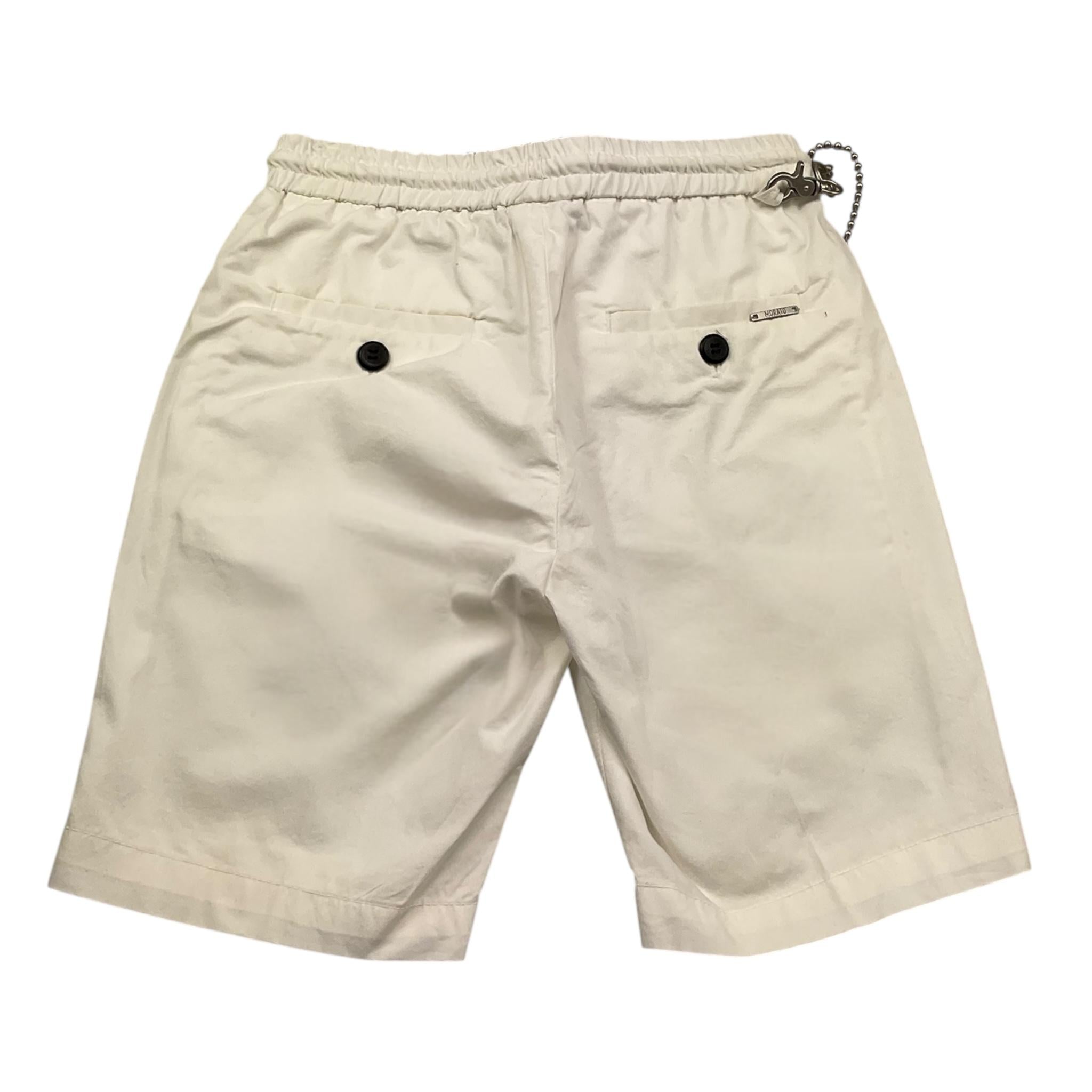 Antony Morato Bermuda Tinta Unita con Elastico In Vita per Bambino SH00086 BIANCO ANTONY MORATO 