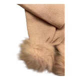 LIU JO sciarpa tinta unita con pon pon Rosa per Bambina K69032 ROSA LIU JO 