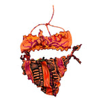 F**K Costume 2 Pezzi Fascia-Mutandina per Bambina FJ25G1F06BAX45 ARANCIONE F**K 