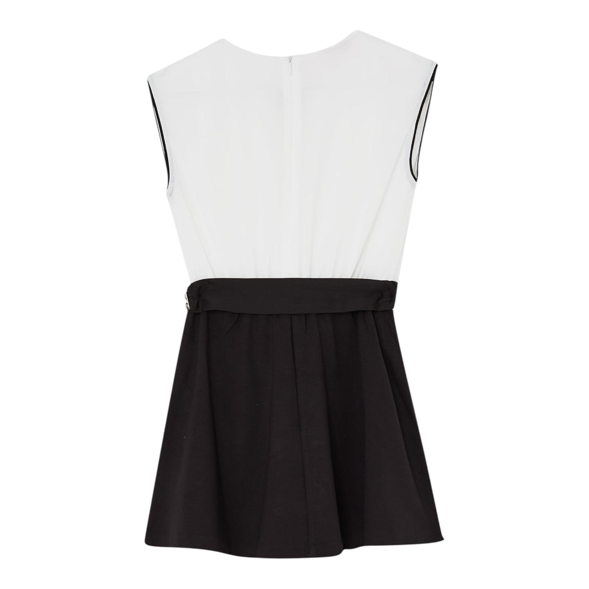 Liu Jo Abito Bicolore Giromanica per Bambina GA5060 BIANCO/NERO LIU JO 