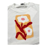 Il Gufo T-Shirt Girocollo Tinta Unita con Stampa per Neonata P25TS477MF001N BIANCO IL GUFO 