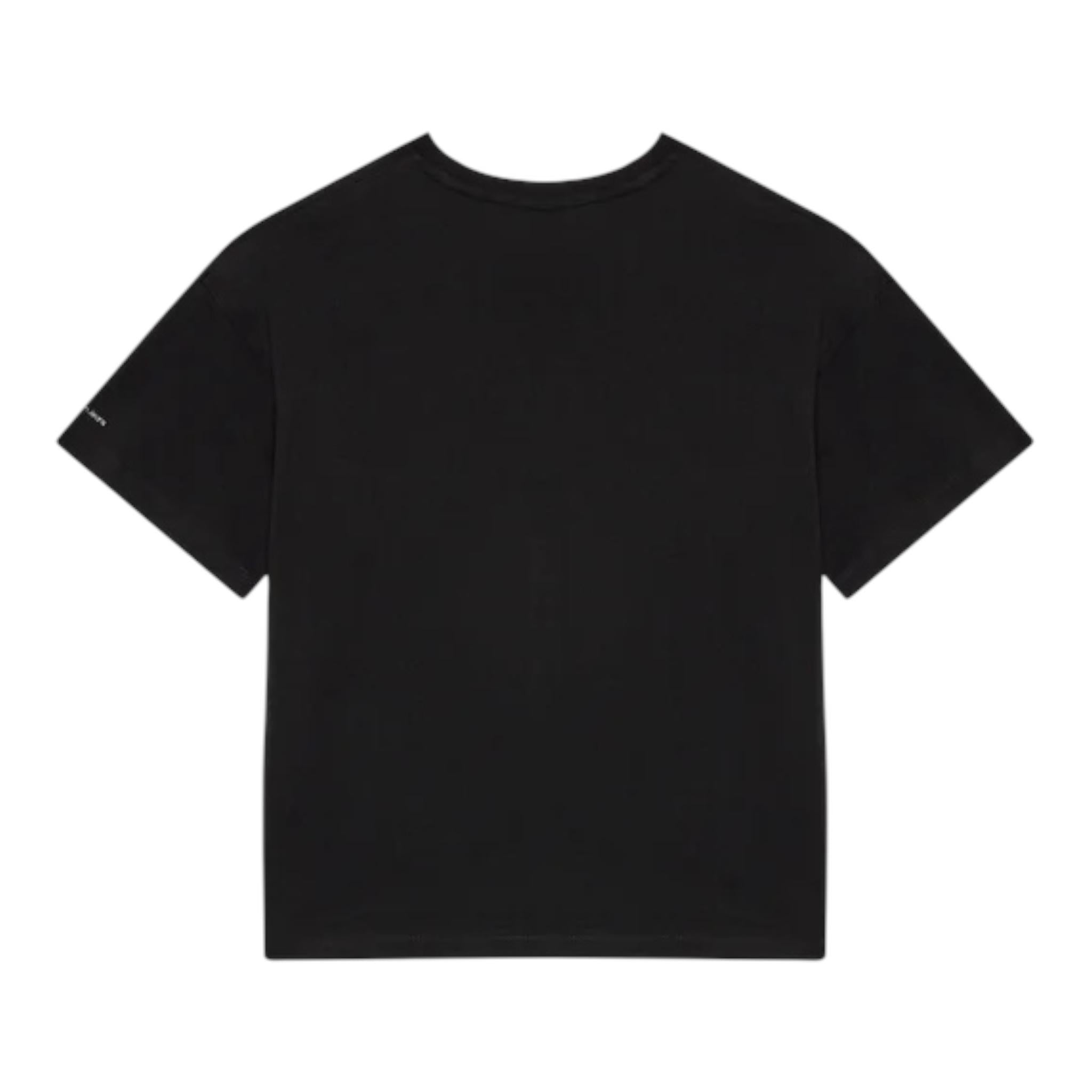 Calvin Klein T-Shirt Girocollo Tinta Unita con Logo per Bambino IG0IG02136 NERO CALVIN KLEIN 
