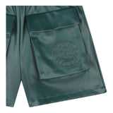 KARL LAGERFELD short tinta unita in ecopelle Verde per Bambina Z30197 VERDE KARL LAGERFELD 