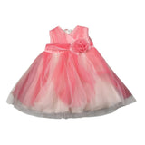 Aletta Abito Giromanica con Tulle Rosa per Neonata HP22226 ROSA ALETTA 