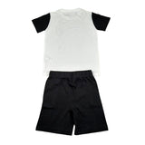Bikkembergs Completo 2 Pezzi T-Shirt-Bermuda per Bambino BK3227X BIANCO/NERO BiKKEMBERGS 