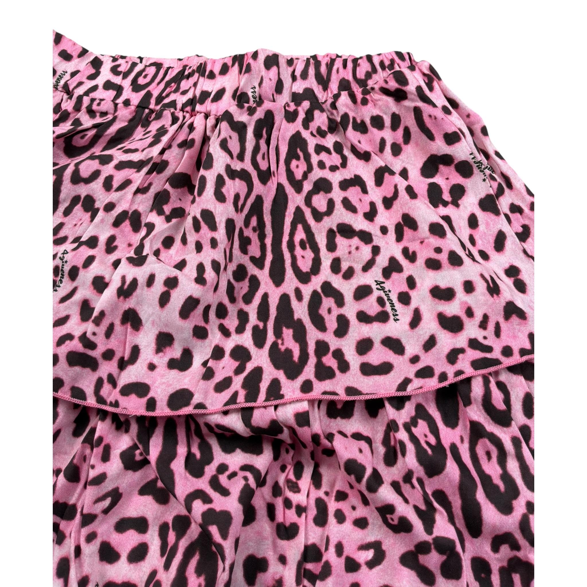 4Giveness Gonna Tinta Unita con Fantasia Maculata per Bambina FGCG3943 ROSA 4GIVENESS 