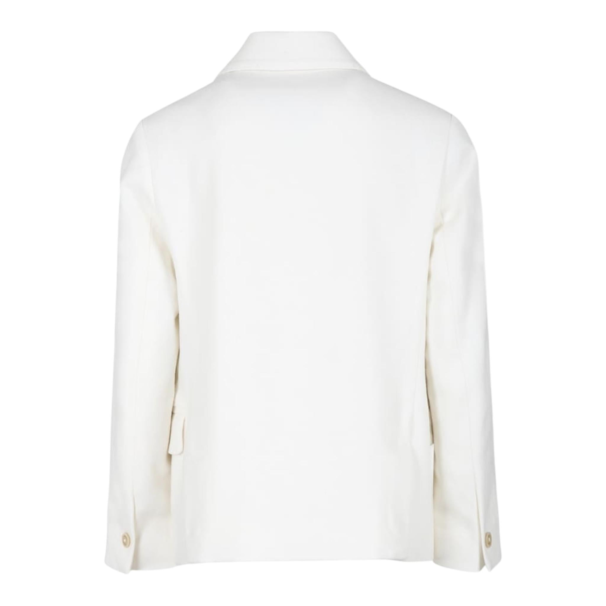 ELEVENTY giacca tinta unita doppio petto Panna per Bambino EV2Q44 PANNA ELEVENTY 