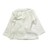 EMC shirt gircollo tinta unita con stampa Bianco per Neonato BX2265 BIANCO EMC 