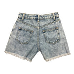 Manila Grace Short In Denim con Girovita Regolabile per Bambina 430PMBS25 AZZURRO MANILA GRACE 