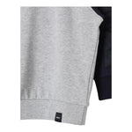 ASPESI felpa bicolore con maniche in contrasto Grigio/blu per Bambino F24039MFM0123 GRIGIO/BLU ASPESI 