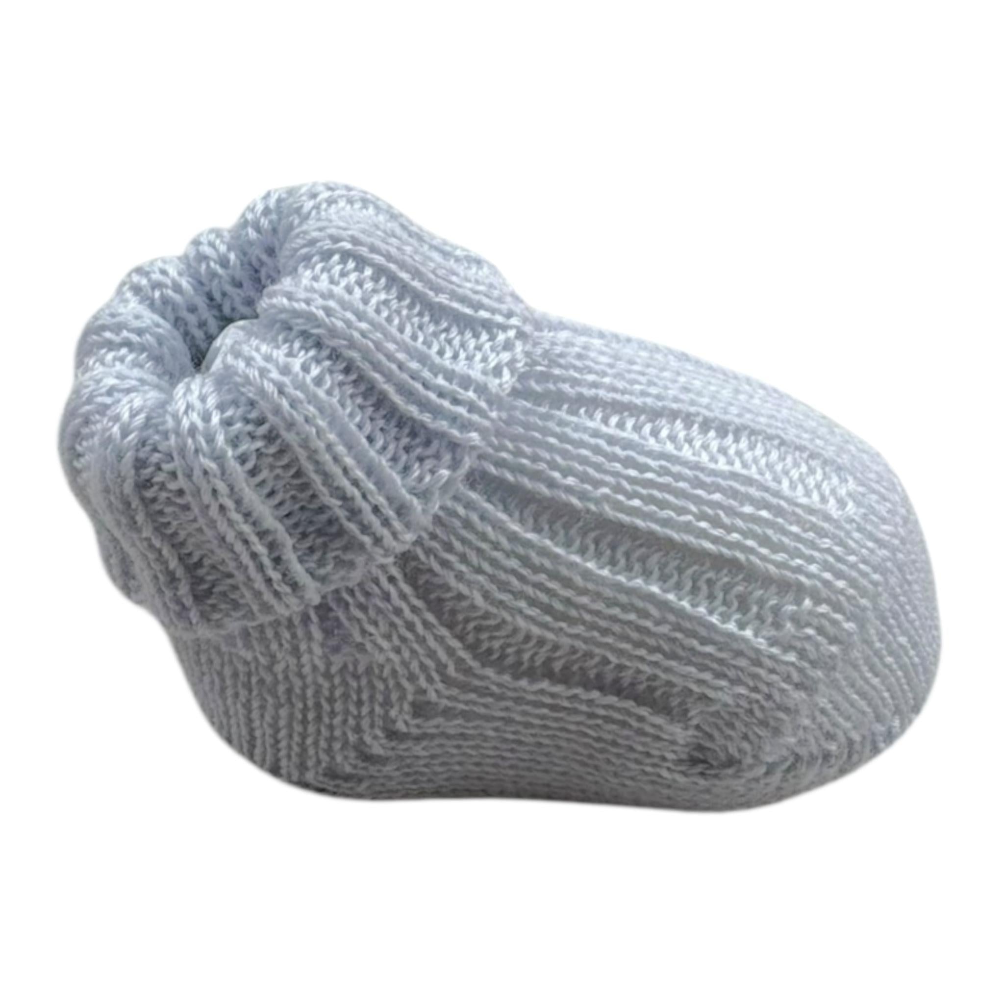 Scaldacuore Babbucce Tinta Unita per Neonato BN501 AZZURRO SCALDACUORE 