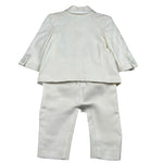 Petit Completo 3 Pezzi Giacca-Pantalone-Camicia per Neonato S3415479LN PANNA PETIT 