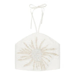 Fun & Fun Top Tinta Unita con Applicazioni per Bambina FCJTP01157 BIANCO FUN & FUN 