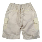 Emanuel Pris Bermuda In Denim Tinta Unita con Elastico In Vita per Bambino EBM5121R BEIGE EMANUEL PRIS 