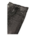 DIESEL jeans tinta unita con girovita regolabile Nero per Bambino J008088 NERO DIESEL 