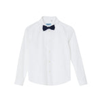 Liu Jo Camicia Tinta Unita con Papillions per Bambino QF3053T8755 BIANCO LIU JO 