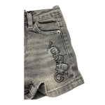 Iceberg Bermuda Tinta Unita In Denim con Girovita Regolabile per Neonato BMICE5108BX GRIGIO ICEBERG 