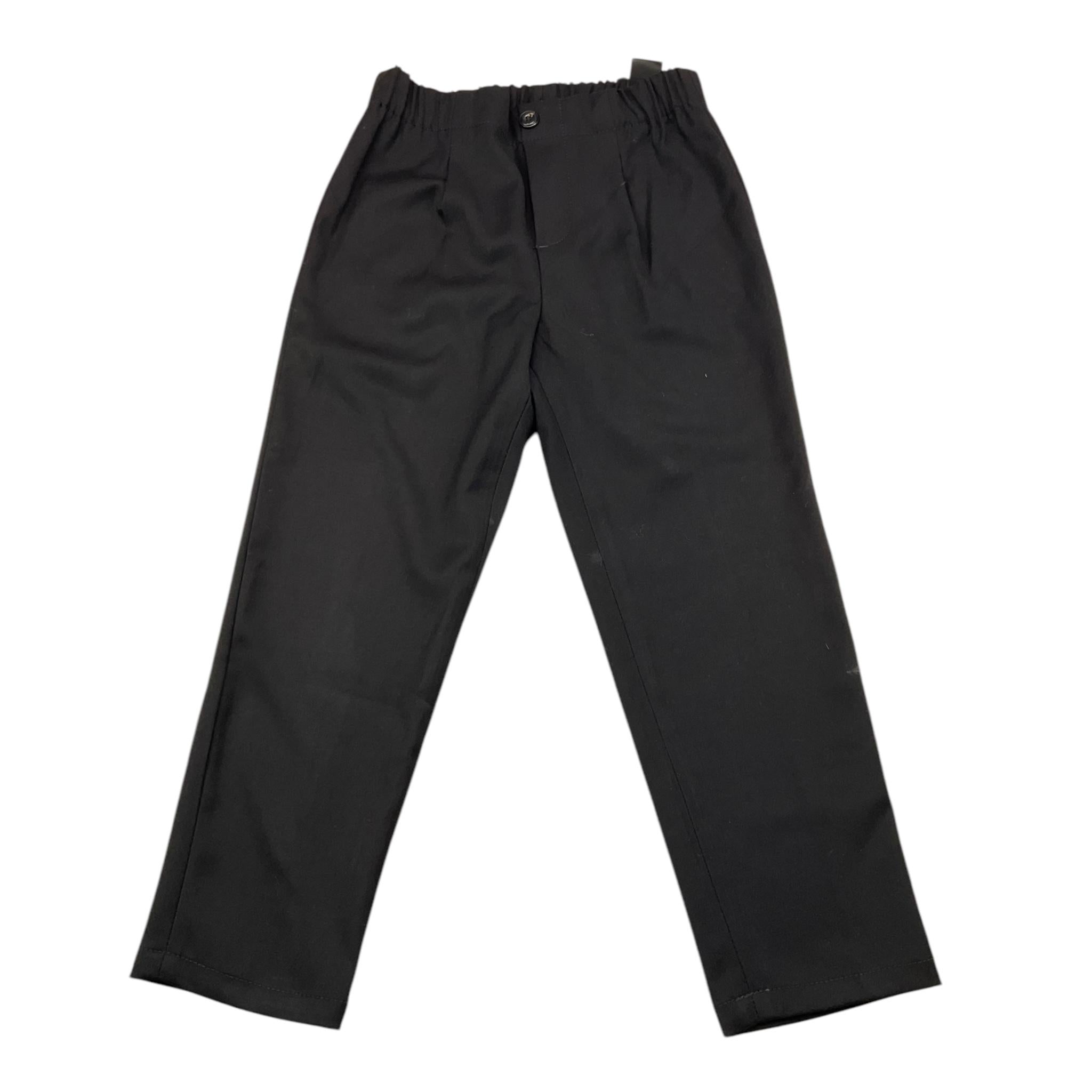 MICHAEL COAL pantalone tinta unita con elastico in vita Nero per Bambino TOMMY7J NERO MICHAEL COAL 