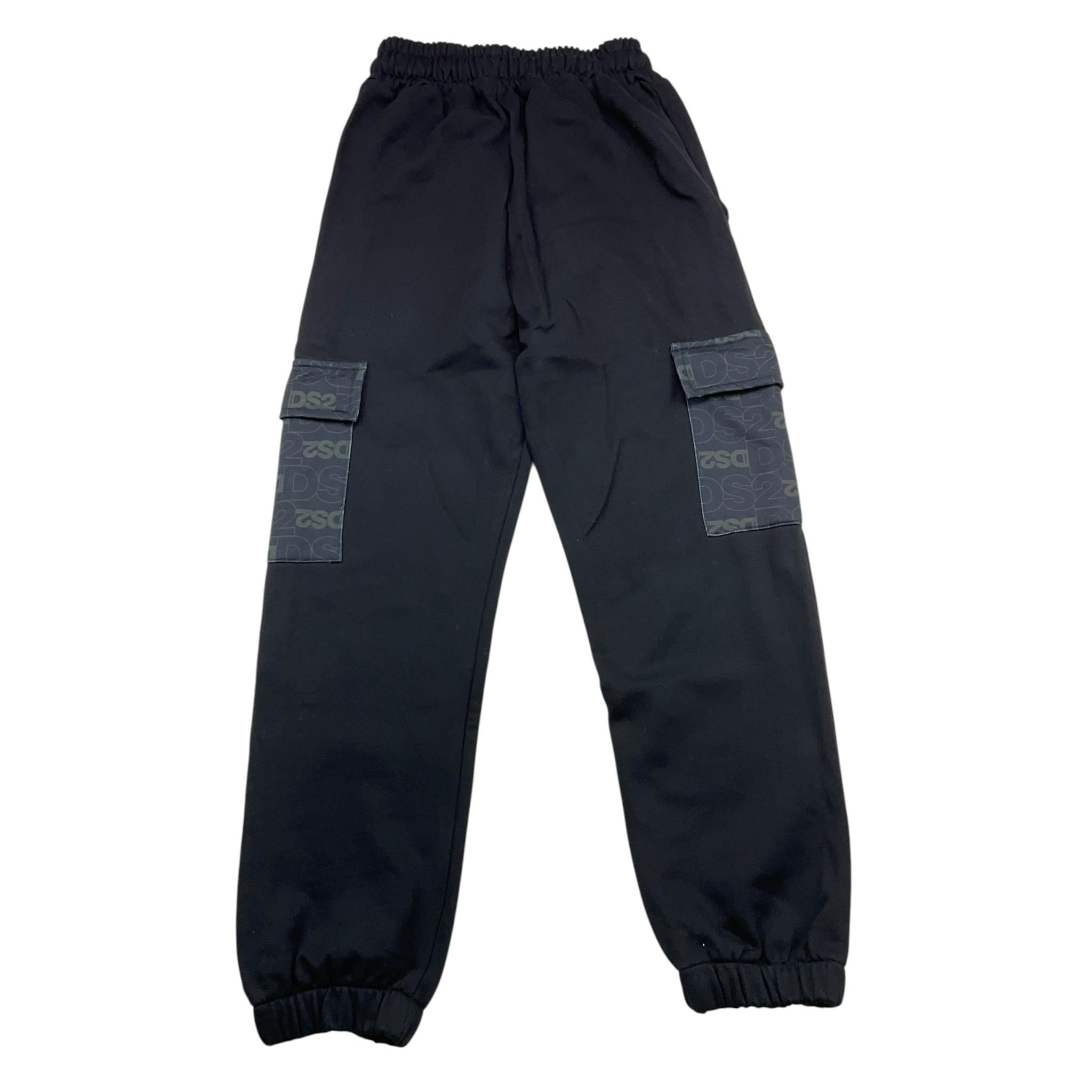DROPSEASON2 pantalone tuta tinta unita con logo Nero per Bambino FW242K33X NERO DROPSEASON2 